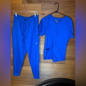 Uniform Advantage Blue Scrub Set